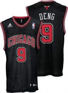 Luol Deng Youth Jersey Adidas Black Replica 9 Chicago Bulls Jersey 