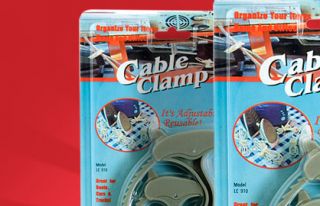 Set Adjustable Reuseable Plastic Cable Grip Wire Clamp Heavy Duty 