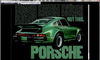 Porsche 911 Ads CD ROM Book 230 Ads