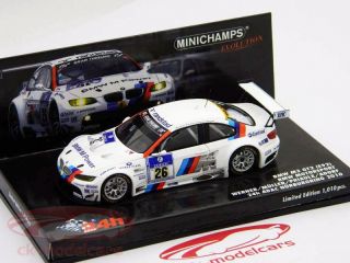 BMW M3 GT2 E92 26 24H Nürburgring 2010 1 43 Minichamps