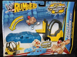   adventure with the officially licensed wwe rumblers playsets