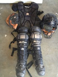 Macgregor Catchers Protective gear Baseball youth ages13 18 glove 