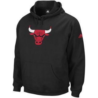 adidas Chicago Bulls Black Playbook Pullover Hoody Sweatshirt