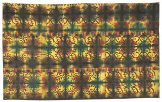 African Art Adinkra Batik Tie Dye Ashanti Cloth Ghana