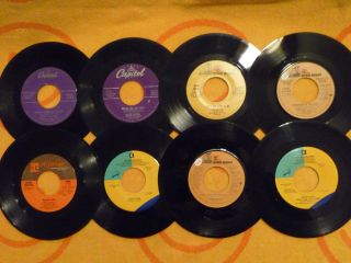 Lot of 8 FRANK SINATRA 45 rpm Singles Thats Life, Strangers In The 