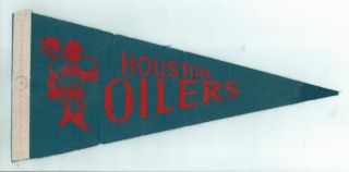 Football   NFL   AFL   Pennant   Houston Oilers   1960s