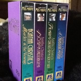 Agatha Christies Miss Marple Collection 1 VHS 1994 4 Tape Set