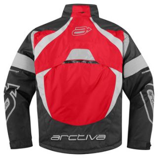 Arctiva COMP6 Snowmobile Jacket Coat Mens Red Large