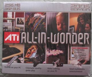 ATI All in Wonder 2006 Edition AGP 256MB Dual VGA Monitors
