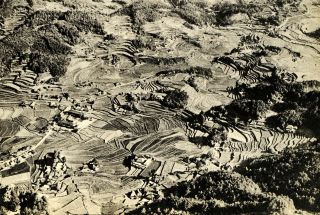1936 Print Topography Japan Agriculture Farm Land Labor Farming 