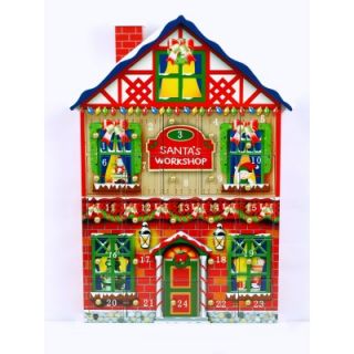   intricately designed advent calendar.*Stands 14 inches*Made of wood