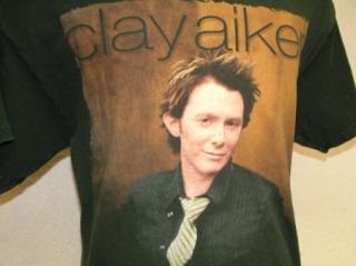 Clay Aiken Concert T Shirt 2004 Tour M