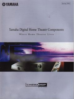 yamaha home theater catalog 2002 rx vz1 rx v3200 ax 596