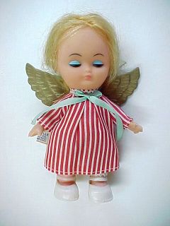 Vintage 1960s Dakin Dream Dolls Sleeping Angel Doll  7 Tall