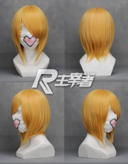 Vocaloid Neru Akita Cosplay Miku Naruto Deidara Blonde Ponytail Wig 