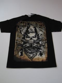 Agee Wes Outlaw Metal Mulisha Black Shirt Tee SS Short Sleeve Military 