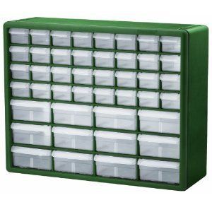 Akro Mils Hardware Craft Cabinet Garage Tool Home Screw Storage Box 