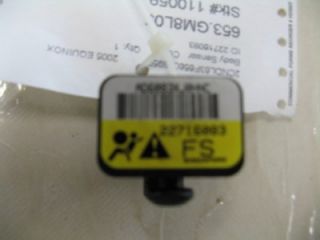 2005 equinox air bag sensor