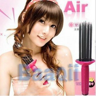Airy Curl Tool Styler Beauty Hair Make Up Curling Comb Make Up Brush 