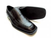 FLORSHEIM 7003 BLACK LEATHER LOAFER SHOES RETAIL PRICE $145 NWB