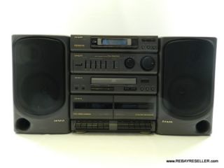 Aiwa CA DW550U Carry Component Stereo System Excellent