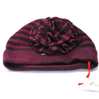 Alannah Hill Give Me Thrills Beanie Purple RRP $89 Hat