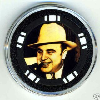 Al Capone Poker Chip Card Cover Guard Marker Protector