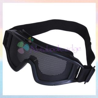 Airsoft Tactical Eyes Protection Metal Mesh Glasses Goggle Len Protect 