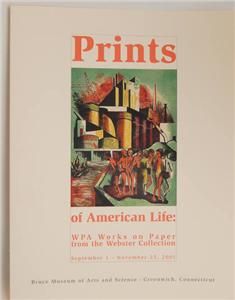 WPA Le Signed Print Albert J Webb Prodigal NYC 1930S