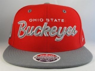 NCAA Ohio State Buckeyes Zephyr Flat Bill Snapback Hat