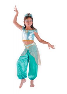 Aladdin Jasmine Disney Princess Child Costume SML 4 6