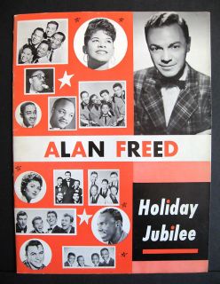 Alan Freed Holiday Jubilee 1955 Tour Program Book