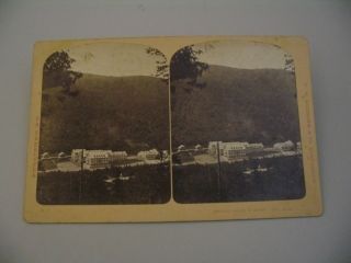 Aldrich Profile House + Depot New Hampshire Stereoview Photograph 805 