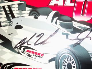 Al Unser Jr Signed License Plate Indy 500 Winner