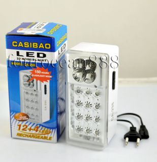 new led rechargeable emergency alarm light lamp