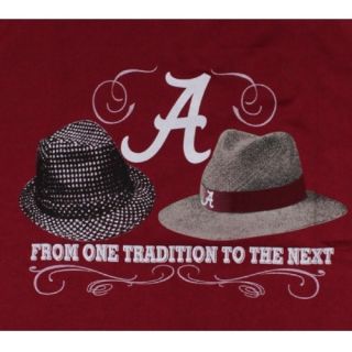 Alabama Crimson Tide T Shirts Nick Saban and Bear Bryant Hats Ladies T 