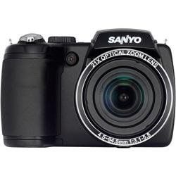 Sanyo VPC E2100 14 0 MP 21x Zoom SLR Type Digital Camera 3 Screen New 