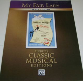 My Fair Lady Piano Vocal Chords Song Book Lerner Loewe