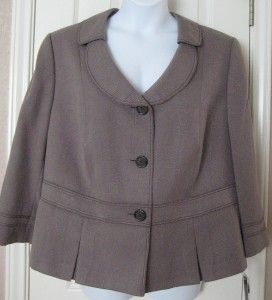 alex marie brown jacket blazer nwt $ 159 size 20w