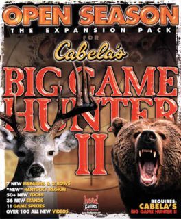 Cabelas Big Game Hunter II 2 w Expansion PC CD Game