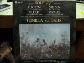 Classical LP Solflojt Sun Flute Albinoni Nielsen Gluck Vivaldi Von 