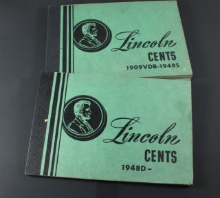 107 Lincoln Cents RARE Meghrig Albums 1909 VDB to 1948s 1948D to Date 