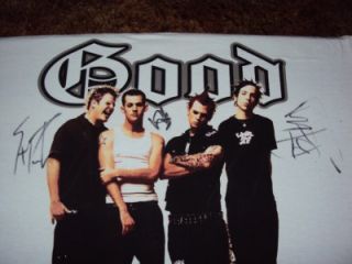 Good Charlotte Signed Autographed T Shirt Tee Shirt With COA