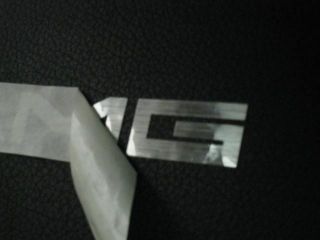 below is the sample of brushed aluminum sticker