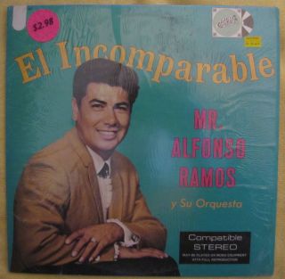 Alfonso Ramos y Su Orquestra El Incomparable Tejano Tex Mex Capri L P 