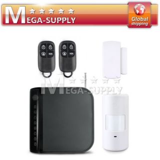 Wireless Wired GSM SMS Security Touch Keypad Alarm System Kit PIR Door 