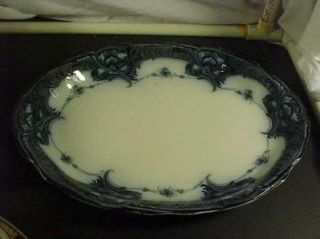 alfred meakin burns 16 oval flow blue platter this is an outstanding 