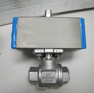 Valbia s s Stainless Steel Pnuematic Air Actuator Valve 32 1 4 