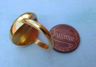 Vintage Glass Mood Stone Color Changing Ring Size 5