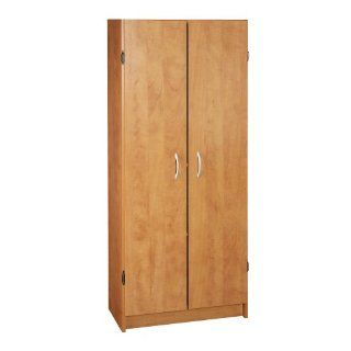   Laundry Cabinet Home Storage Alder Wood Color Organizer 2